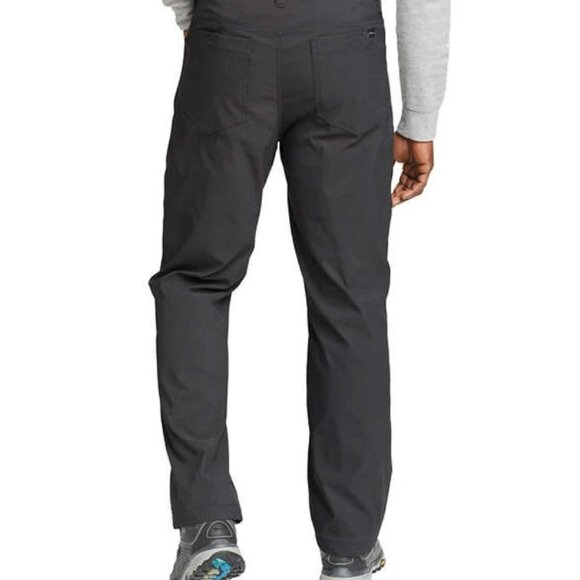 Eddie Bauer Fleece Lined Tech Pants Mens 36 x 32 Gray Water Repellent Insulated - Picture 6 of 15